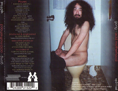 Gong, 'Acid Motherhood' [backcover)