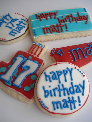 Cookies for a Birthday Boy