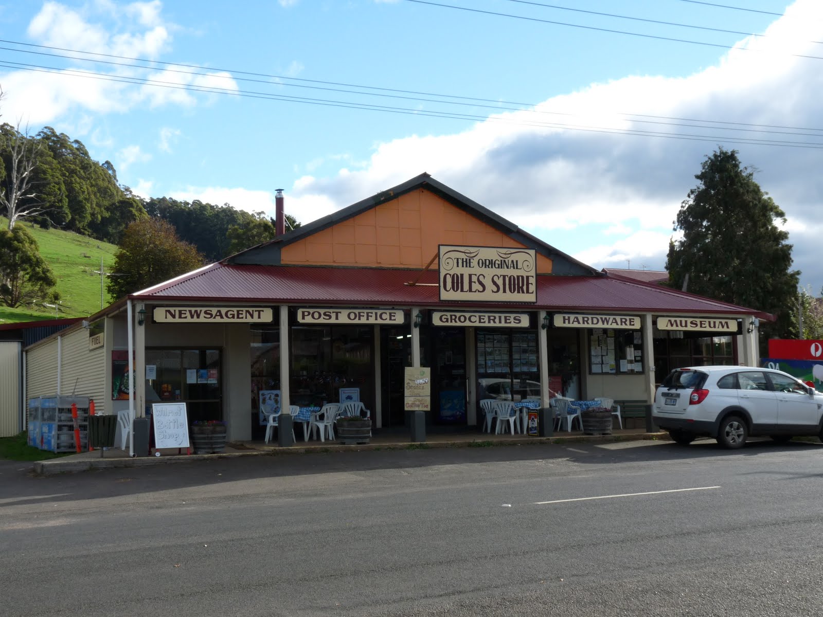 Garry and Rani Appleby The original Coles Store, Wilmot Tasmania