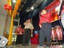 Below is Mr P Maniam and Mr Kenny Chan belting a Joget Number