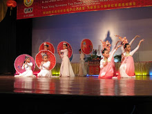 Tadida school girls performing a dance during the dinner