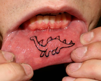 You're probably thinking lip tattoos are only for the insane and insanely 
