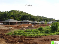 casitas under construction (overnight cottages)