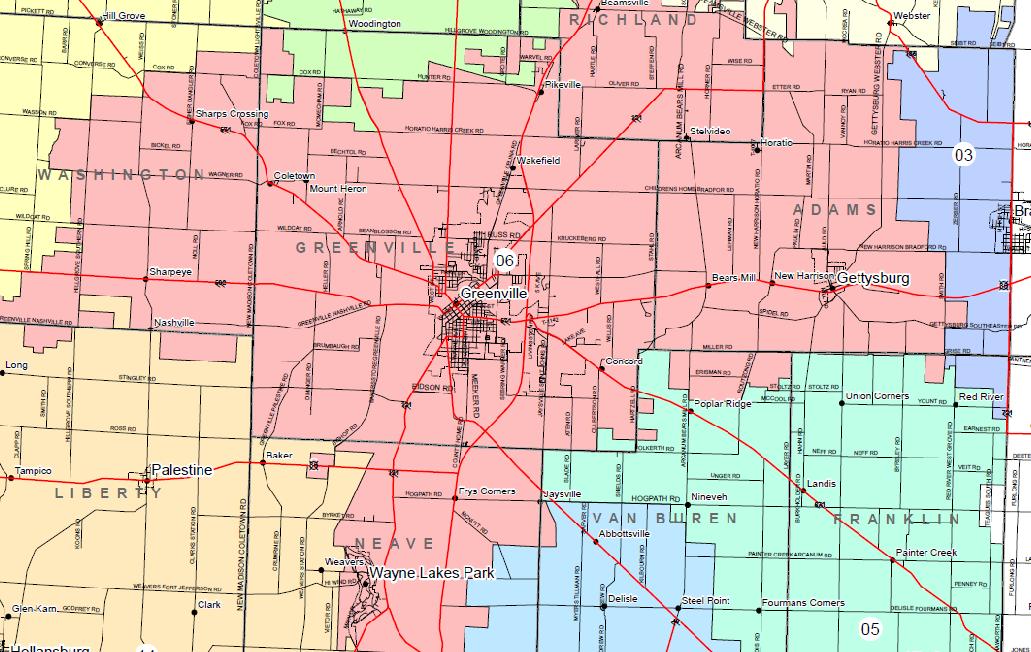 GREENVILLE SCHOOLS NEED TO KNOW STUFF Where the School District is and polling places.