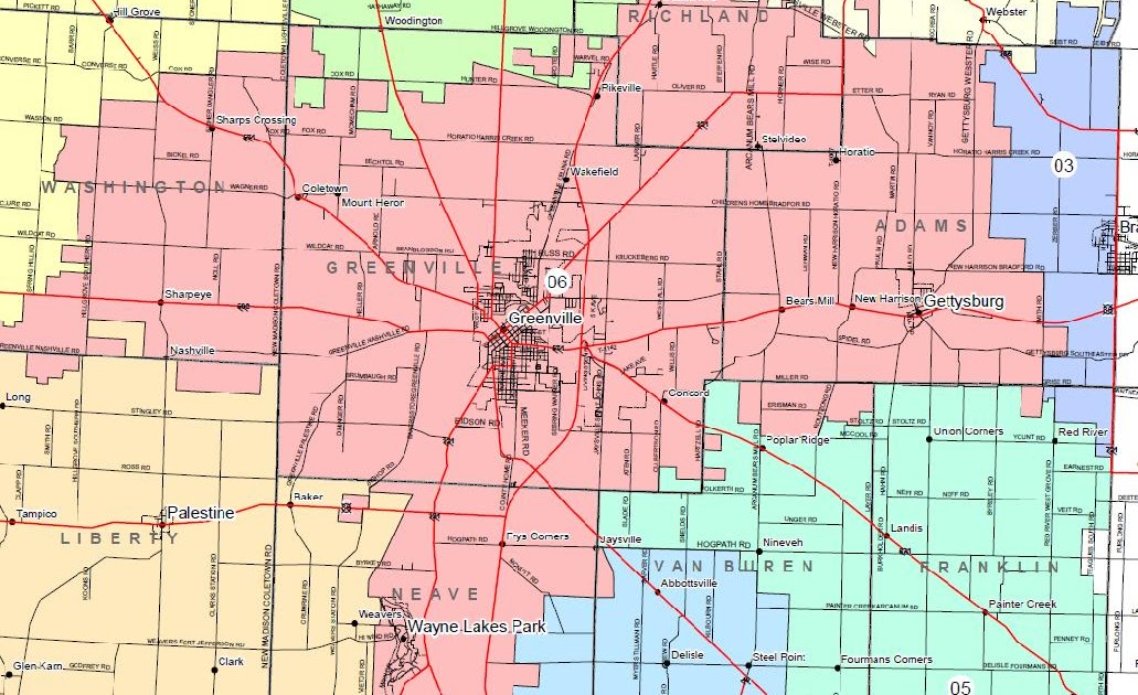 GREENVILLE SCHOOLS NEED TO KNOW STUFF Where the School District is and polling places.