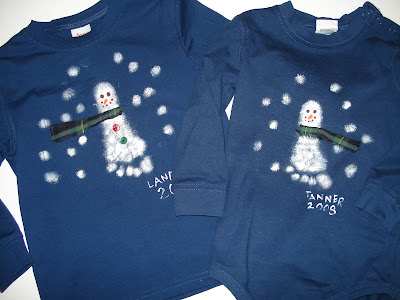 Craft Ideasyear Boys on My Little Gems Footprint Snowman