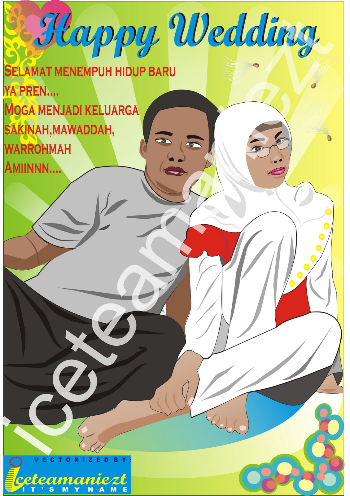 Kartu Ucapan Wedding