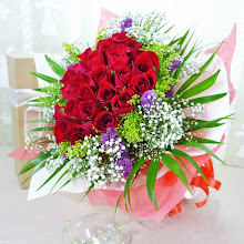 24 Red Roses Handbouquet @ $99...