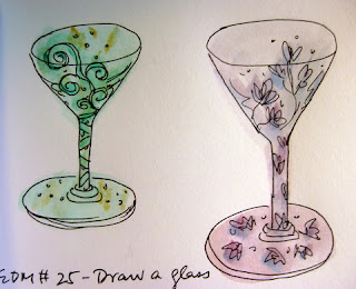 EDM #25 - Draw a glass (the kind you drink from)