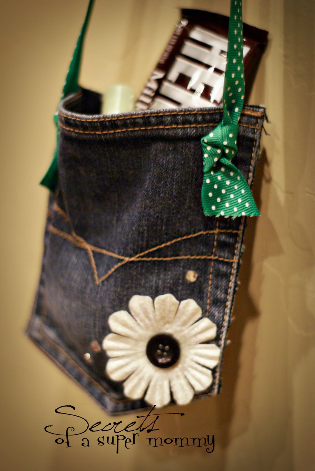 Secrets of a Super Mommy Four Fun Ways to Reuse Old Jeans!