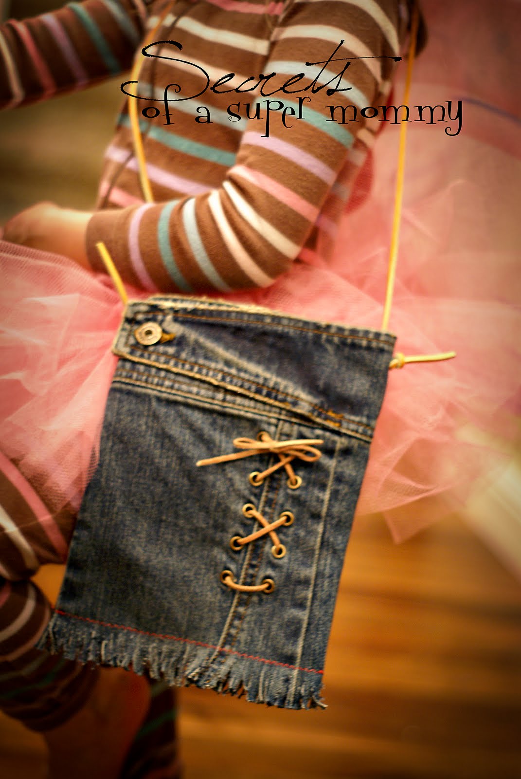 Secrets of a Super Mommy Four Fun Ways to Reuse Old Jeans!