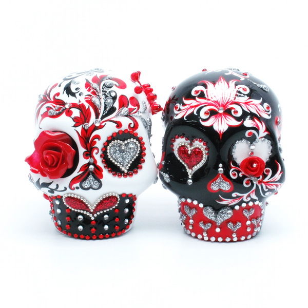 madamepOmmcustomorder boogersandwitches Skull Wedding