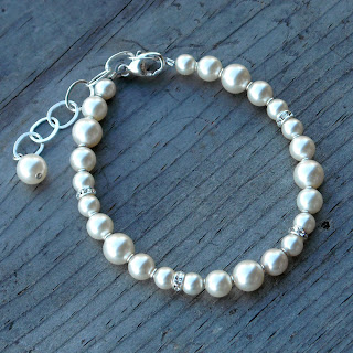 vegan pearl bracelet