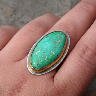 turquoise cocktail ring