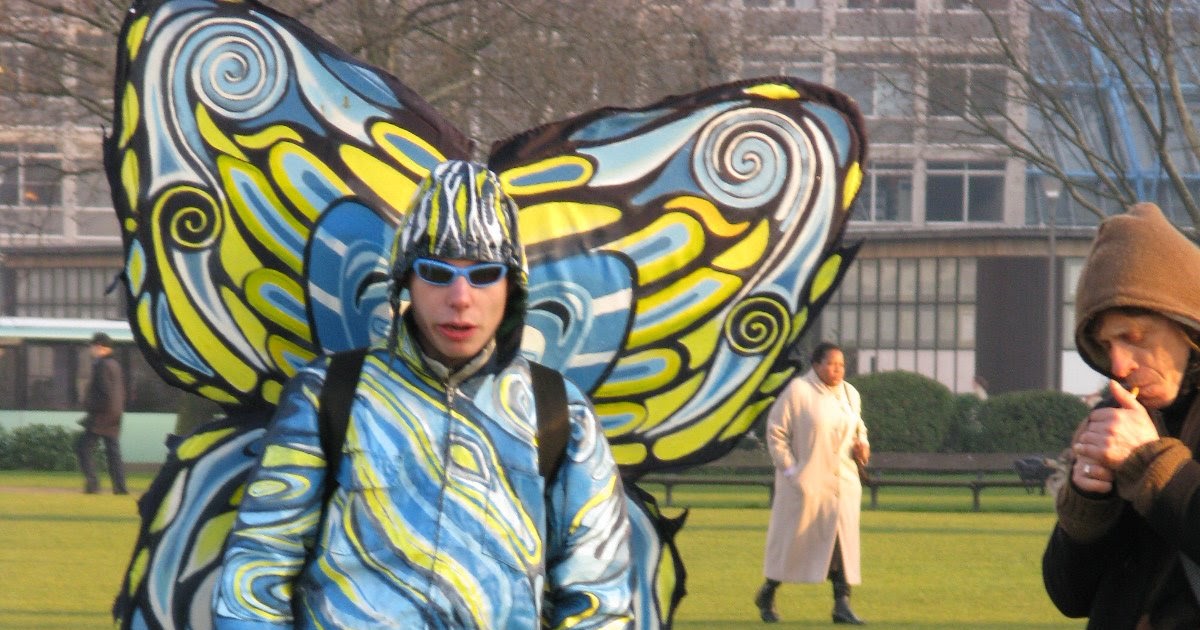 YesBut's Images Butterfly man
