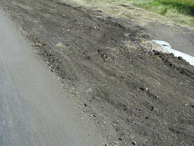 soft shoulder on bike trail