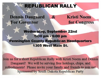 SDGOP offers free food for Daugaard and Noem voters