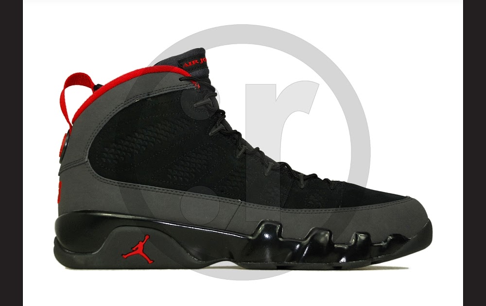 rmkstore Nike Air Jordan 9 IX Retro Black Charcoal Red 302370005