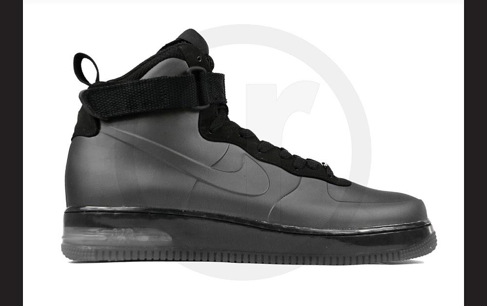 nike air force 1 high black foamposite