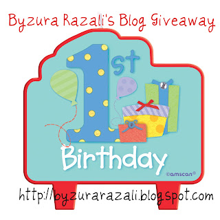 Byzura Razali's Blog Giveaway