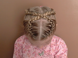 Little Girl S Easter Hairstyle Figure 8 French Braid 20 30 Min