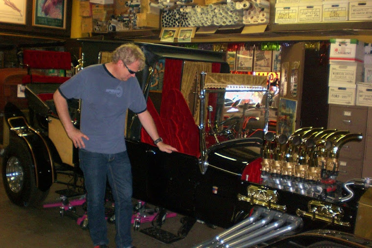 THE MUNSTER'S Coach at GEORGE BARRIS' KUSTOM SHOP