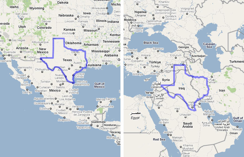 Texas Map Compared To Europe