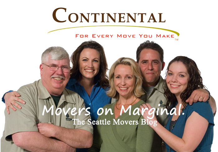 The Seattle Movers Blog- Movers on Marginal. Continental Van Lines