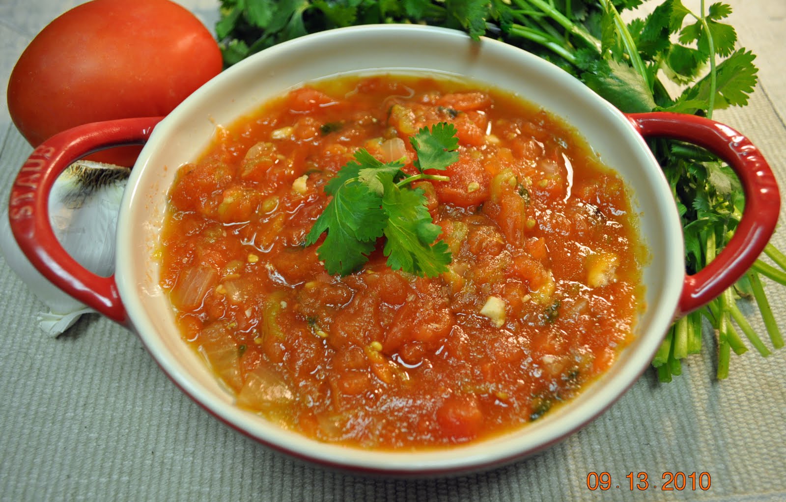 My Cocina, My Kitchen Roasted Tomatoes & Green Chilies Salsa
