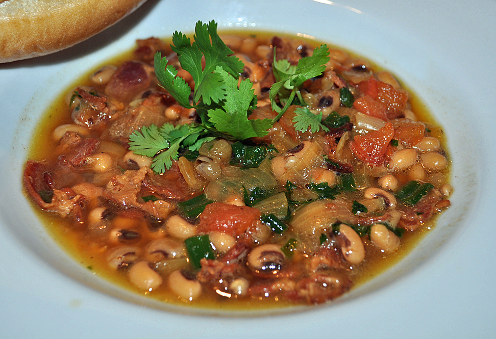 My Cocina, My Kitchen Spanish Style Black Eyed Peas with Bacon