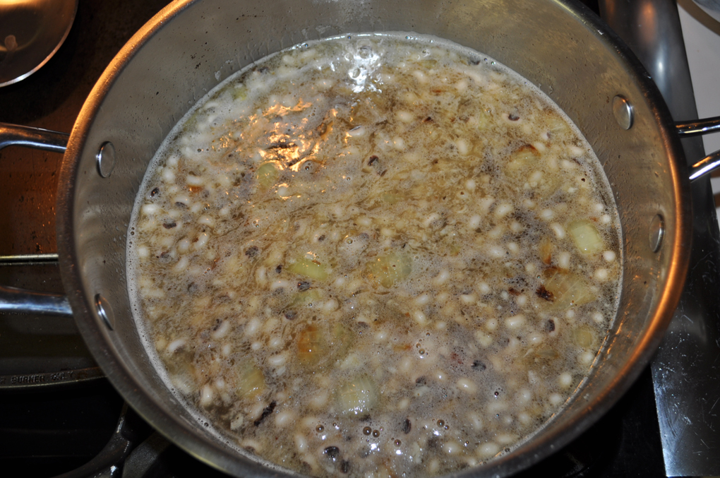 My Cocina, My Kitchen Spanish Style Black Eyed Peas with Bacon