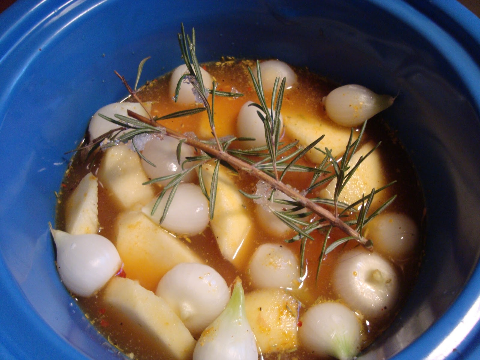 A Couple in the Kitchen SlowCooker Pork with Apples and Onions