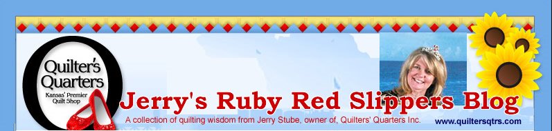 Ruby Red Slippers of Quilters' Quarters