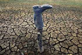 a dried up reservoir