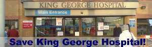 main entrance to KGH