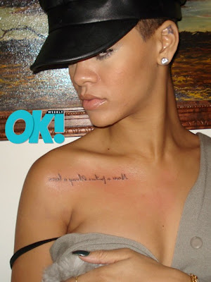 Rihanna New Tattoo On ShoulderWhat Does Rihanna's New Tattoo Say