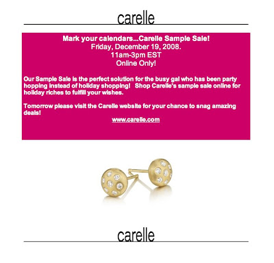Carelle jewelry is having a