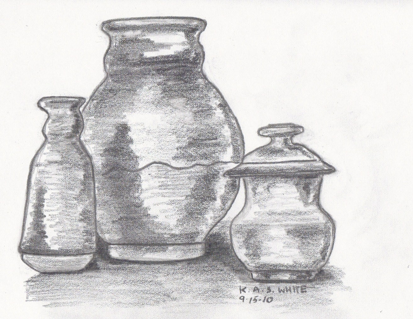 Paintings and Illustrations: Penns Creek Pottery Sketch