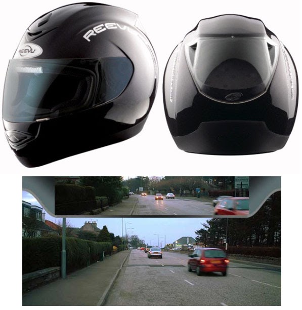 Reevu RearView Motorcycle Helmet unpressable buttons
