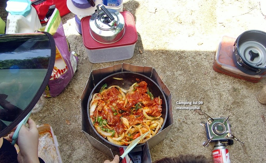 Y&M in Korea Food at camping