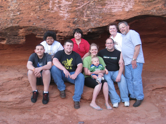 A group picture on top of Dixie Rock in St.George, Utah
