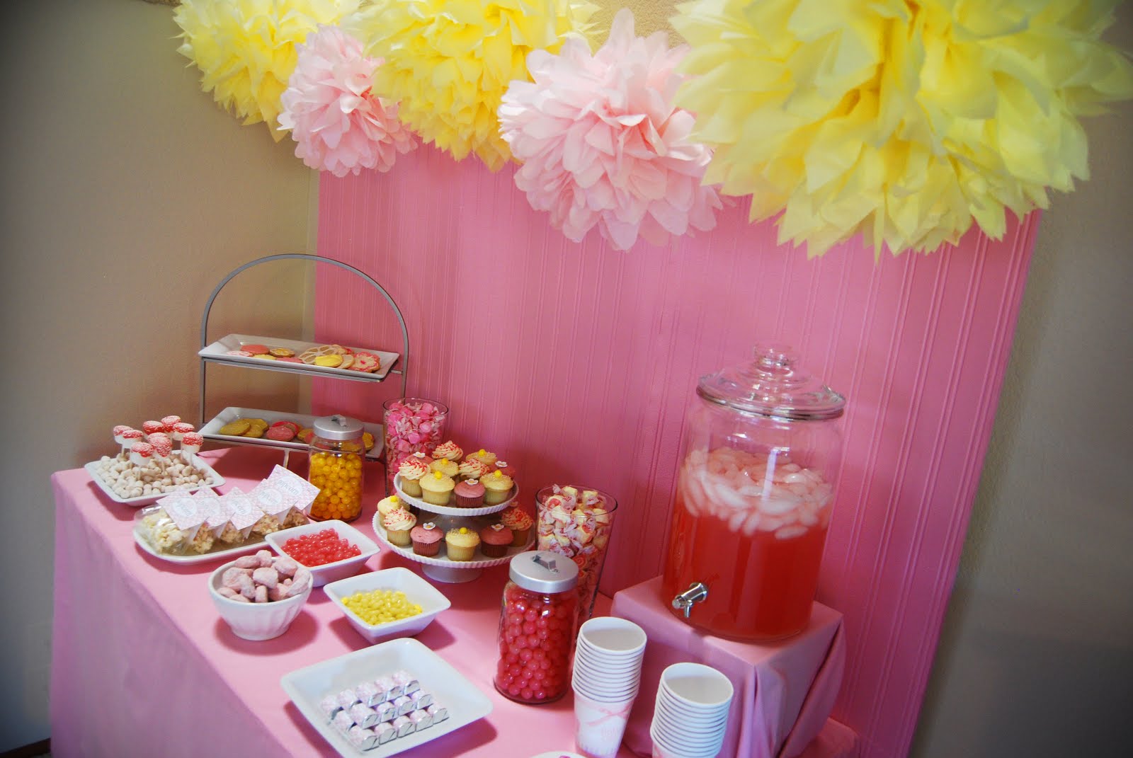 Pink And Yellow Baby Shower Baby Interior Design