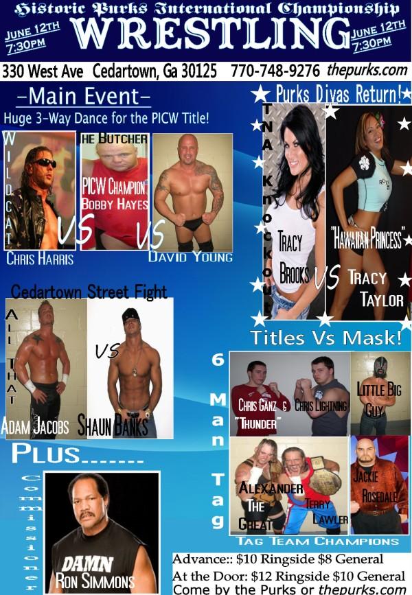 Wrestling News Center PICW returns to Cedartown,GA on Saturday night