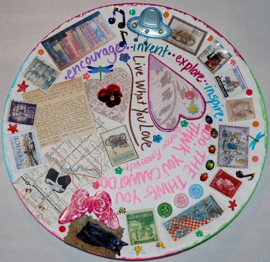 TracyZcrafts recycle paper plate