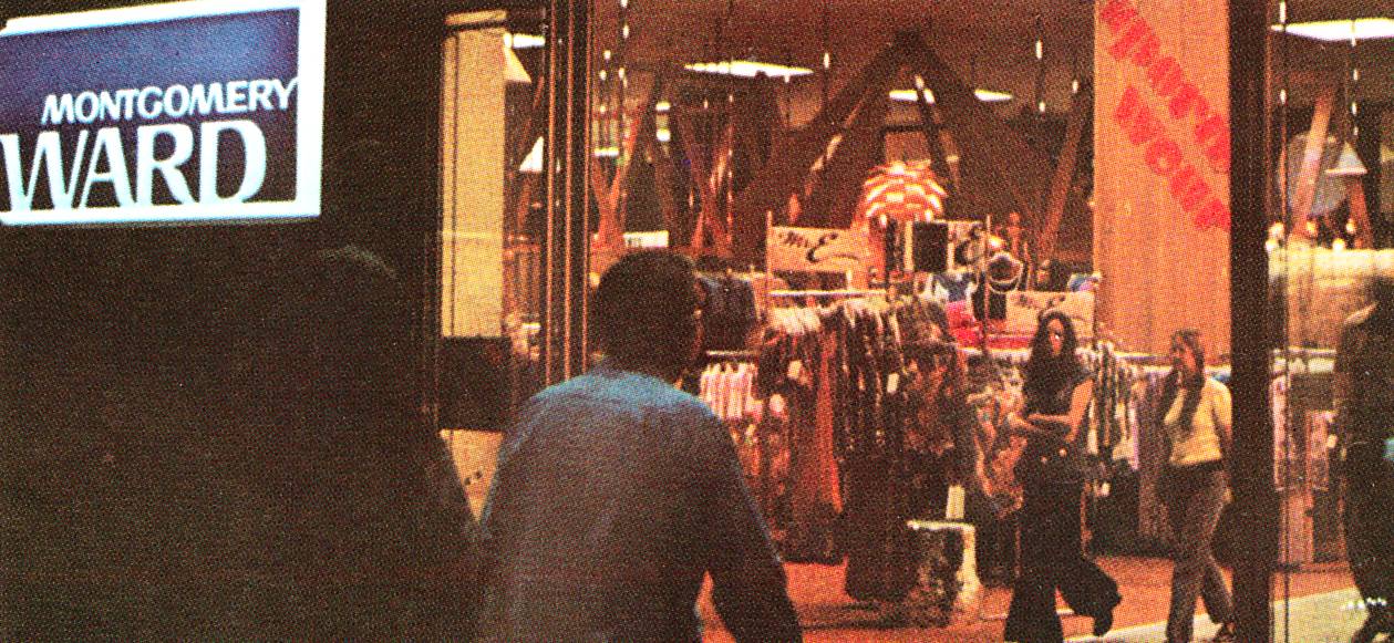 Pleasant Family Shopping "Have A Nice Day" at Wards!