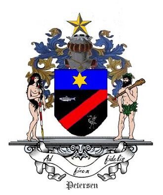 The Petersen Coat of Arms (click on it - to visit my FaceBook)