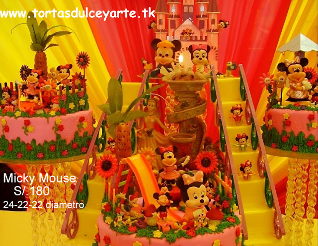Cómo hacer una tarta de Mickey mouse o torta de Minnie