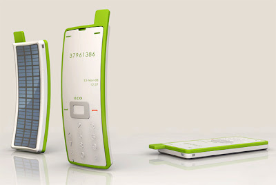 Solar Powered Sticker Phone by Liu Hsiang-Ling, Sticky Phone, Eco-friendly Phone, Flexible Silicon