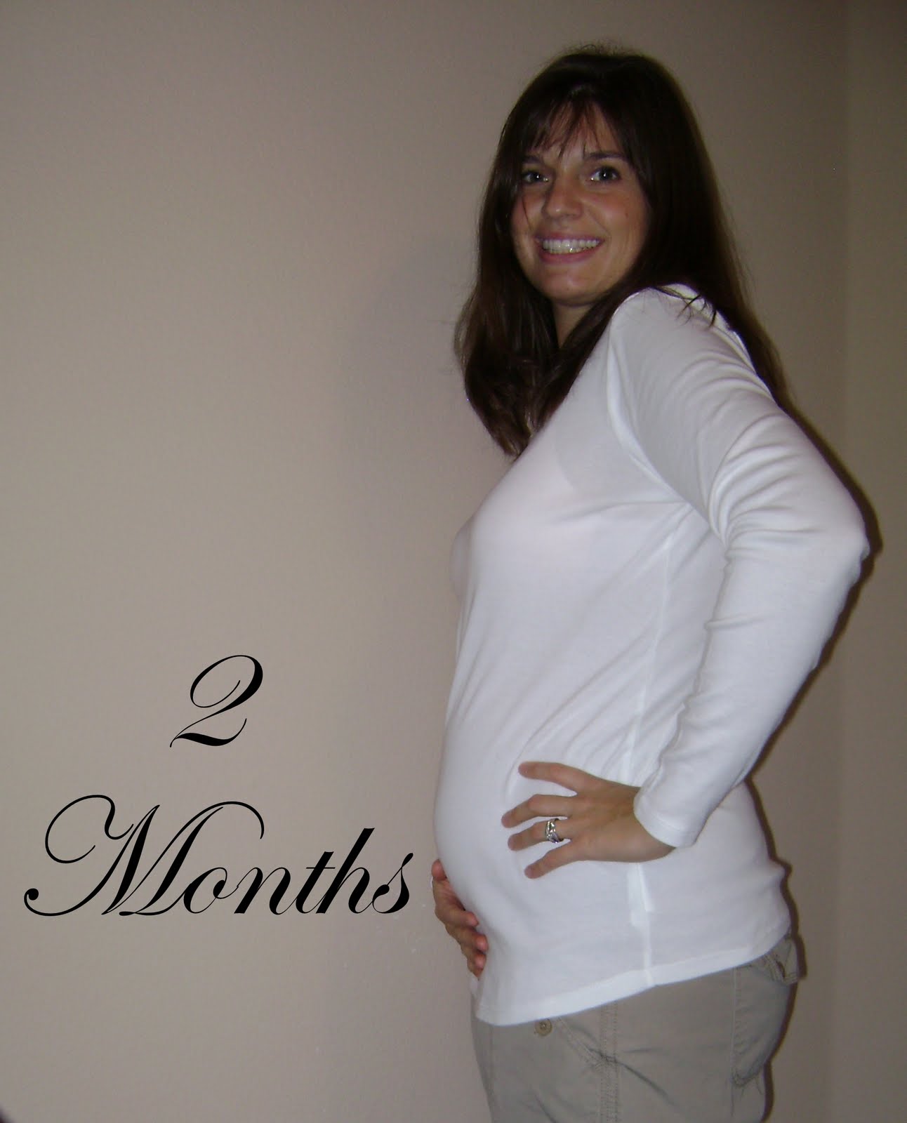 Take time to smell the rose Bump 2 Baby 2 Month Picture