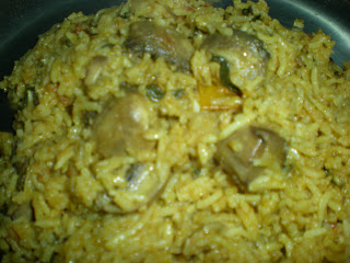 Mushroom Biryani